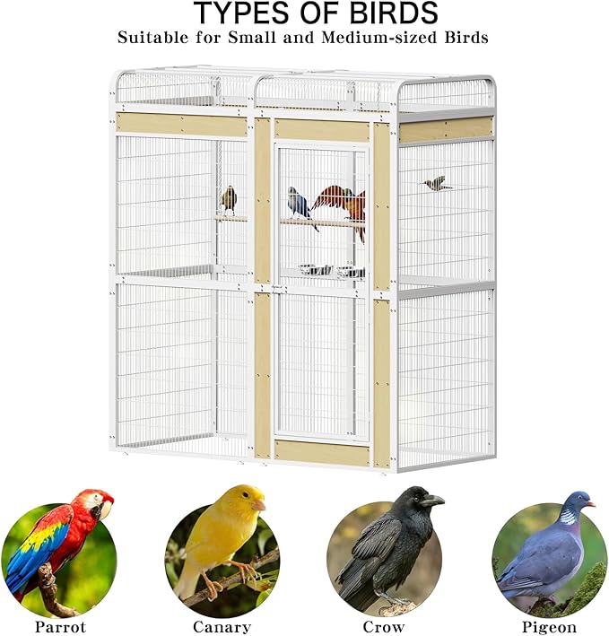 Large Bird Cage for Parakeets Outdoor Bird Aviary Parrot Cage - Image 6