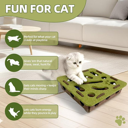 Interactive Soft Felt Cat Puzzle Toy - Image 7