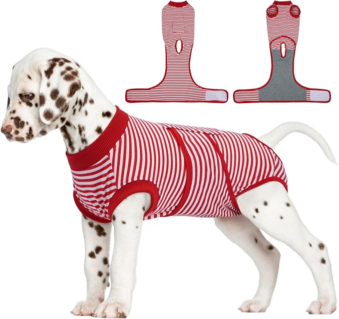 FUAMEY Dog Recovery Suit Male, Dogs Surgery Neuter Suits Puppy Spay Shirts by FUAMEY