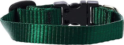 LupinePet Basics 1/2" Green 6-9" Adjustable Collar - Image 2