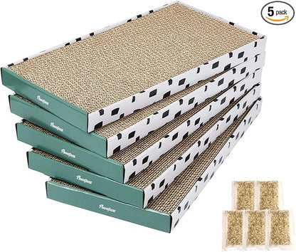 PAWSFANS Cat Scratcher Cardboard Scratch Pad by Pawsfans