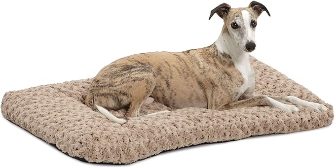 MidWest Homes for Pets Intermediate QuietTime Deluxe Mocha Ombré Swirl Plush - Image 3