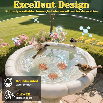 3Pcs Bird Bath Copper Purification Disk 99.99% Pure Copper Water Cleaning Discs - Image 6