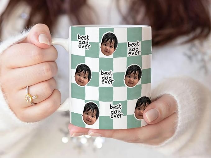 Custom Best Dad Ever Photo Mug - Image 9