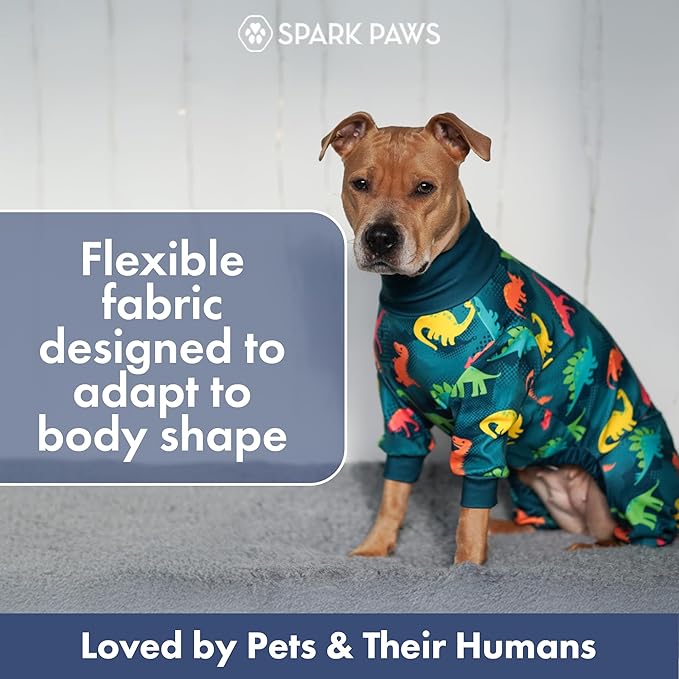 Spark Paws Dog Pajama, Dog Recovery Suit Male, Ultra-Soft and 4-Way Stretch - Image 6