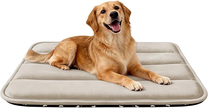 Dog Bed Mat, Reversible Dog Crate Pad by FogkissComfyPawsHome