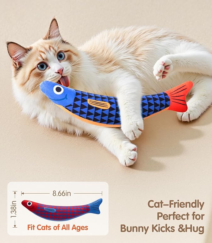 PetBusy Cat Toys with Interactive Soft Chew Kicker Cat Toys - Image 4