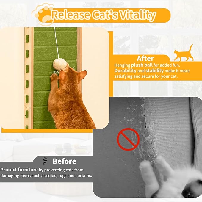 Cat Scratch Pad Felt Cat Scratcher - Image 5