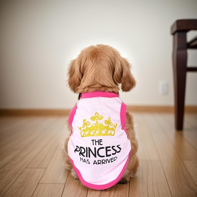 Pistha 4 Pack Dog Shirts Summer Printed Puppy Clothes Cute Sleeveless Pet T - Image 4