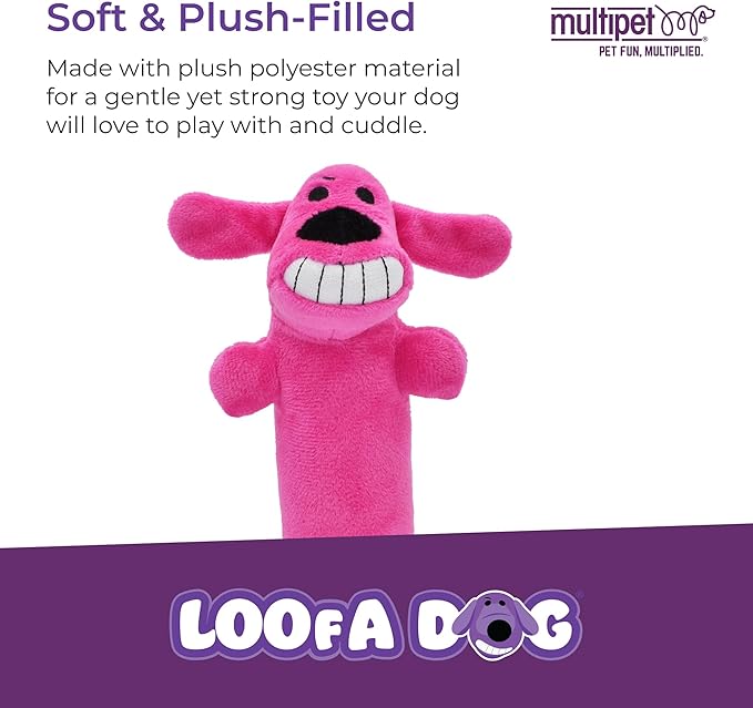 Multipet Original Loofa Dog Plush Toy - Image 2