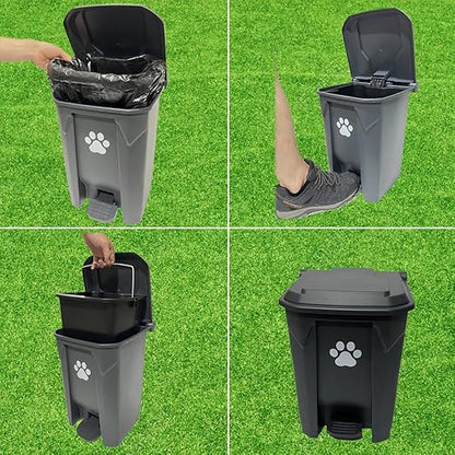 Dog Poop Trash Can Outside 20L - Image 5