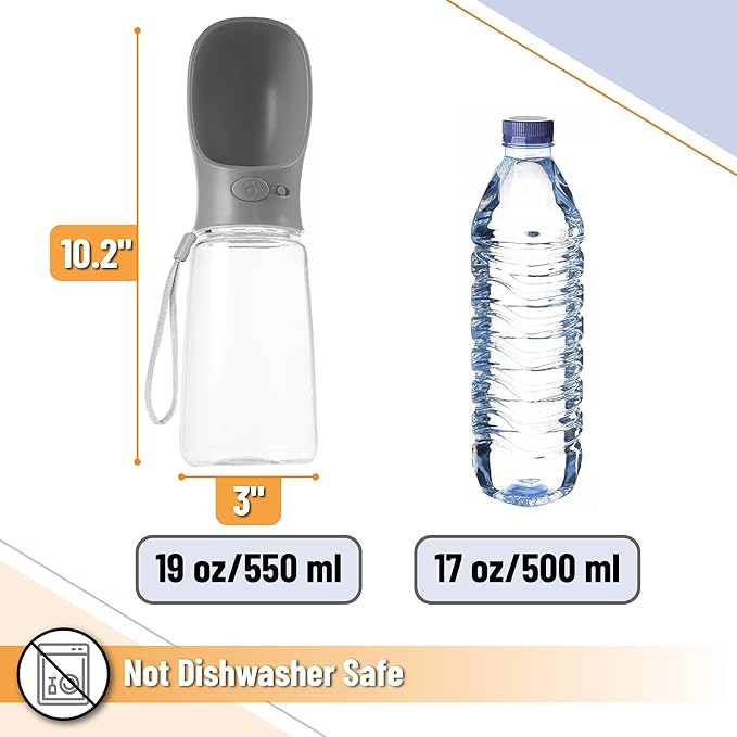 Mr. Pen- Portable Dog Water Bottle, 19 oz, Leak Proof Puppy Water Dispenser - Image 3