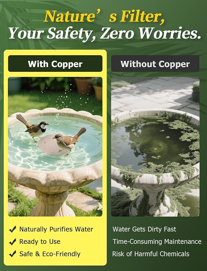 Mellbree Bird Bath Copper Disc, 0.6mm 99.99% Pure Copper - Image 2