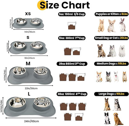 Conlun Stainless Steel Dog Bowls - Image 2