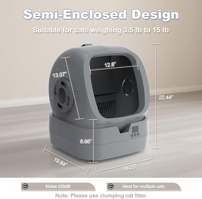 UPFAS Automatic Cat Litter Box Self Cleaning - Image 4