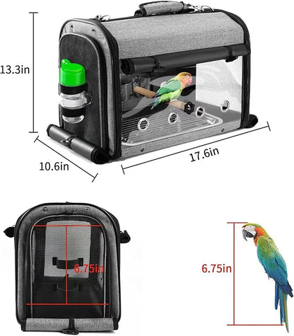Bird Carrier Bag with Stand, Lightweight Backpack - Image 2