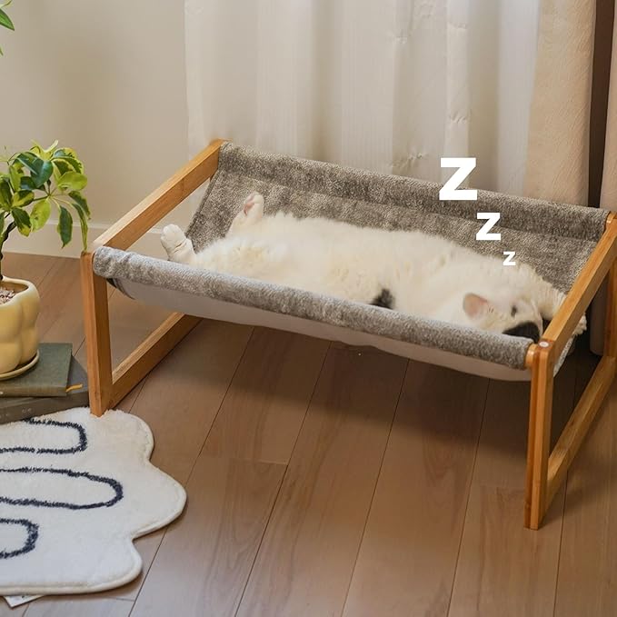 Kiplant Elevated Cat Bed, Large Hammock by kiplant