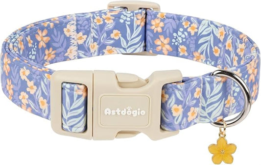 Floral Dog Collar, Cute Girl Boy Dog Collar Ideal Daily Use by Unknown