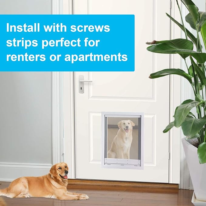 CEESC Large Dog Door for Pets Up to 220 lb, Weatherproof Pet Door - Image 2