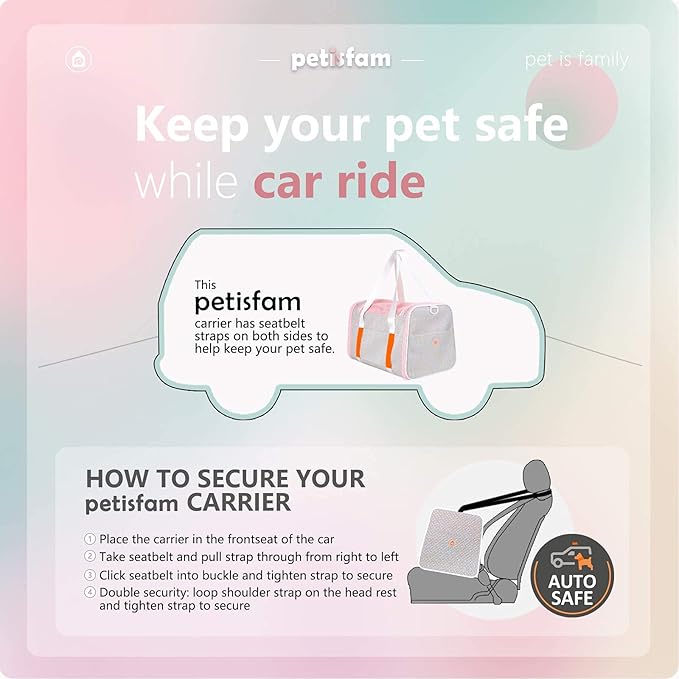 Soft Cute Travel Pet Carrier Bag - Image 6
