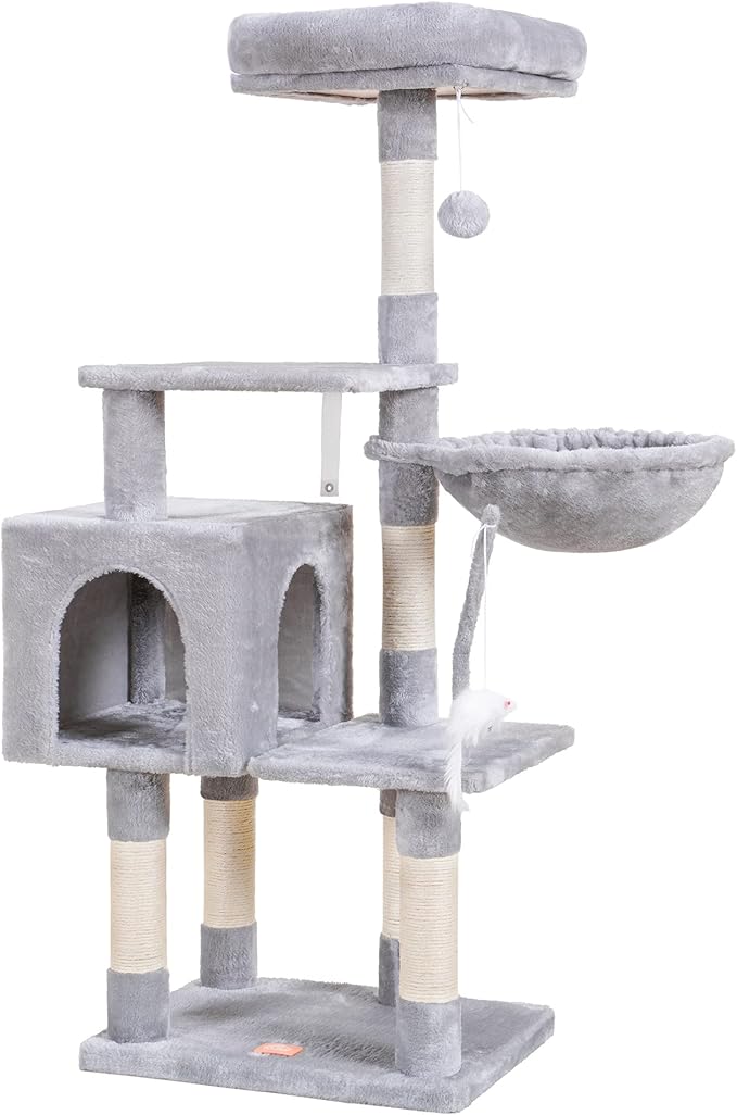 Heybly Cat Tree with Toy, Cat Tower condo - Image 6
