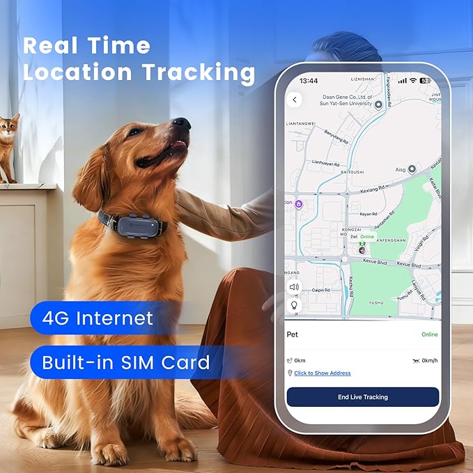 SEEWORLD Pet GPS Tracker for Dogs Cats, Real-Time Location Tracker - Image 2