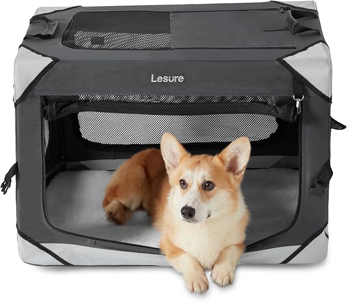Lesure Collapsible Dog Crate by Lesure