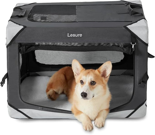 Lesure Collapsible Dog Crate by Lesure