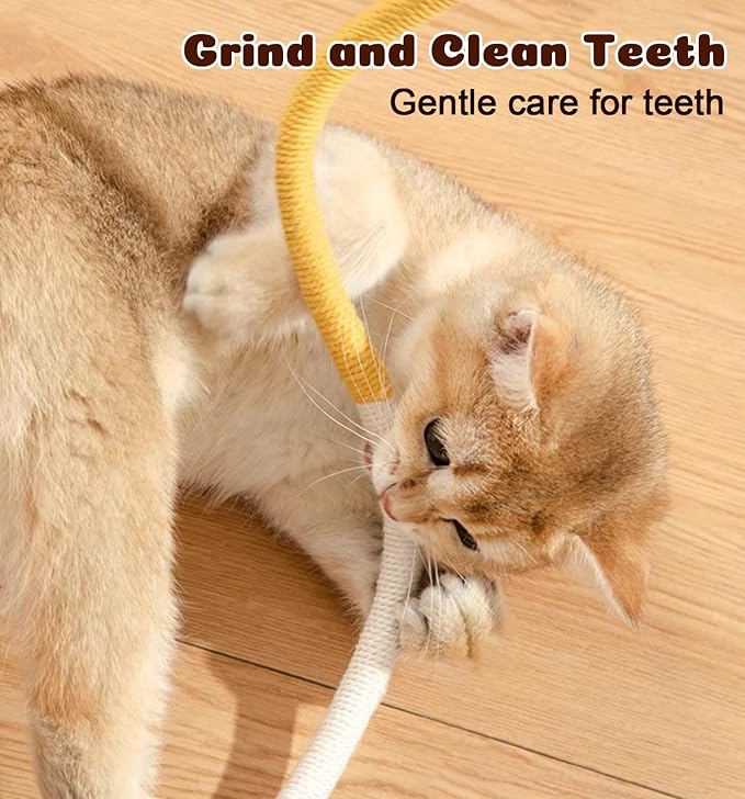 Cat Chew Ropes 4Pcs, Cat Toys for Indoor Cats - Image 4