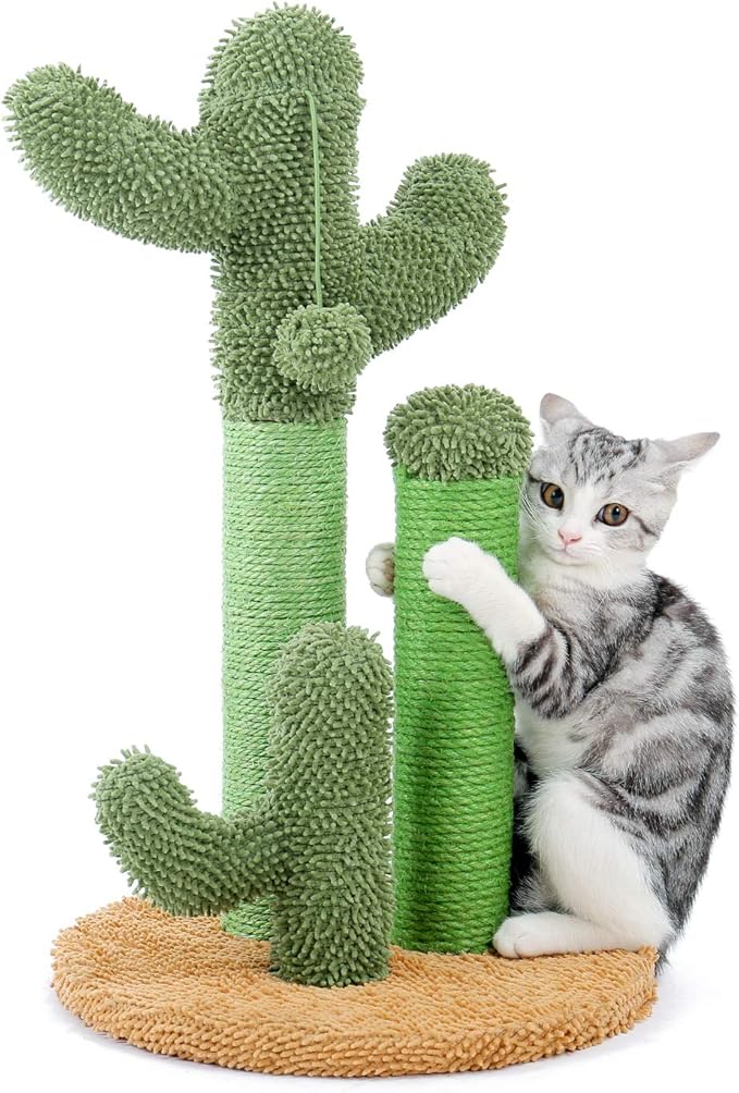 PAWZ Road Cat Scratching Post Cactus Cat Scratcher Featuring by PAWZRoad