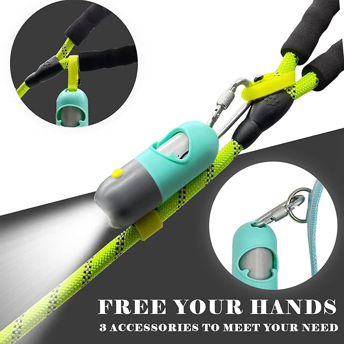 Dog Poop Bag Holder With LED Flashlight | Pet Waste Dispenser - Image 3