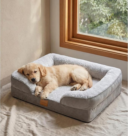 Orthopedic Dog Bed, Waterproof Memory Foam Dog Bed by Norvianic