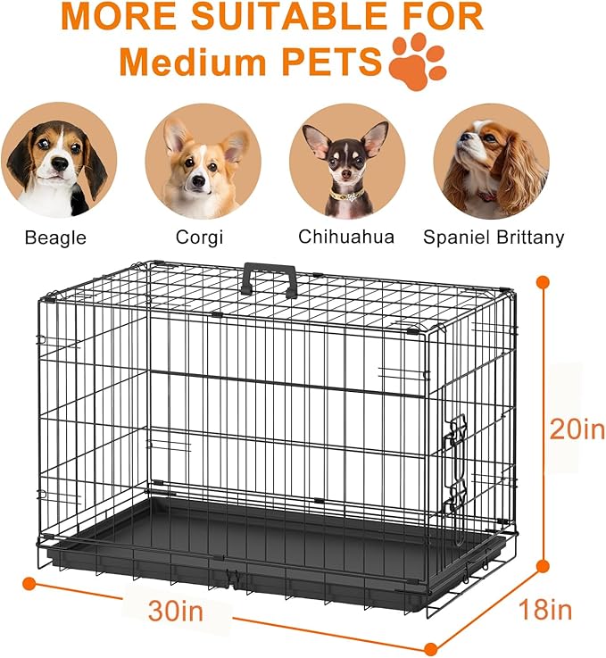 FDW 30inch Dog Crate Pet Cage - Image 4