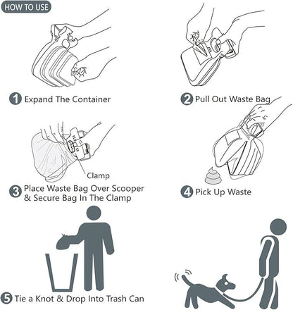 Dog Pooper Scooper, Portable Poop Scooper Handheld Size - Image 6