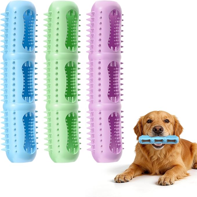 3 Pack Dog Chew Toys, Dog Toothbrush Toy by Unknown