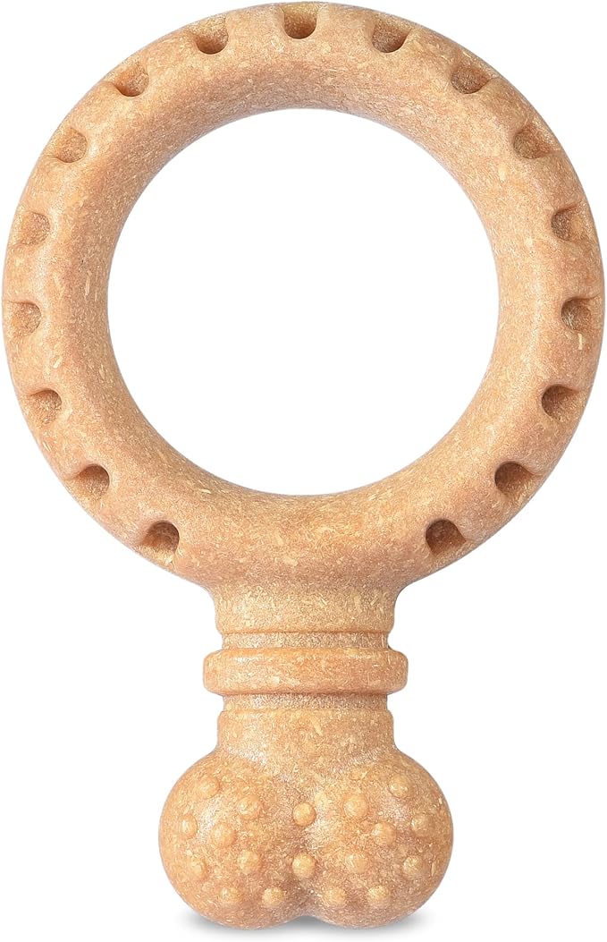 Arm & Hammer for Pets Barkies Ring Compressed Wood Chew Toy for Dogs, 5.5 Inch by ArmHammer