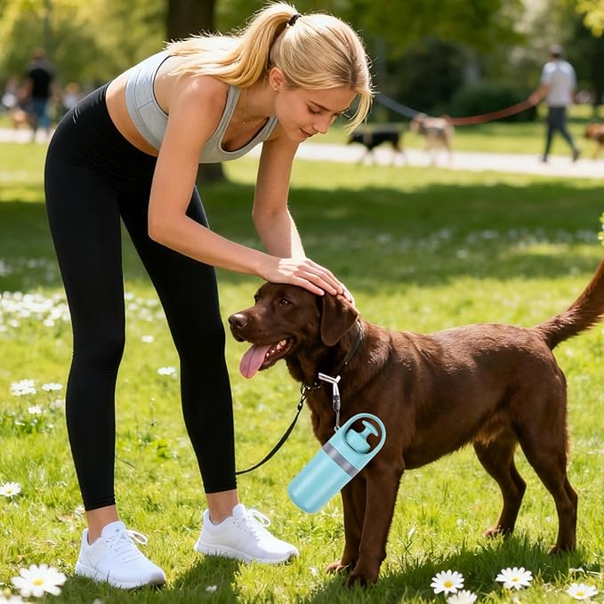 Pet Waste Scooper, Portable Claw Grabber Tool, Poop Bag Dispenser Included - Image 2