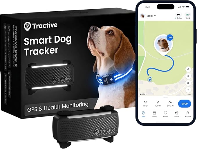 Tractive Smart Dog GPS Collar | Live Pet Tracker by Tractive