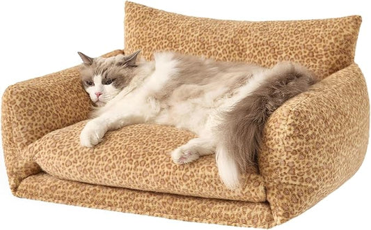 Hollypet Cat Bed Fluffy Plush Multifunctional Double-Layer Machine Washable by Hollypet