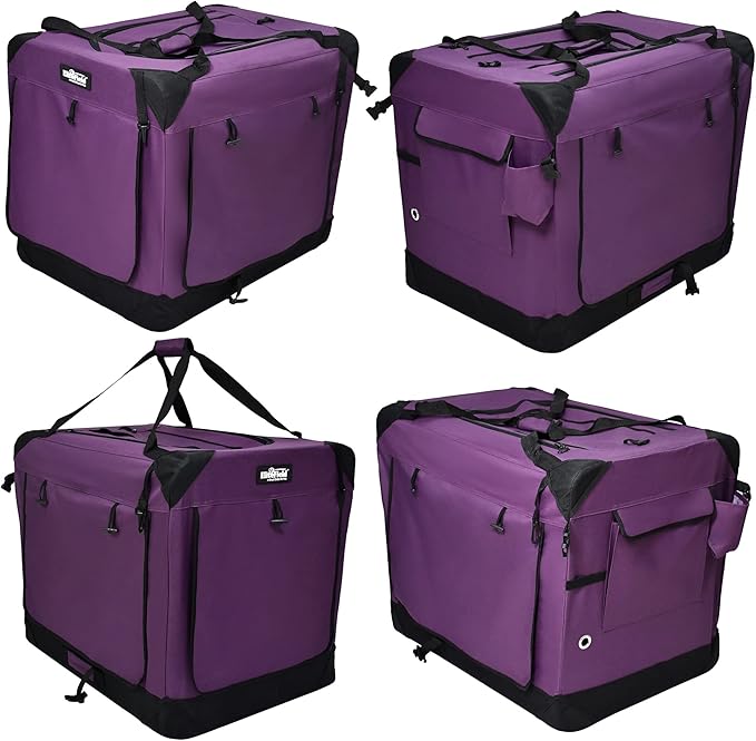 EliteField 4-Door Folding Soft Dog Crate - Image 7