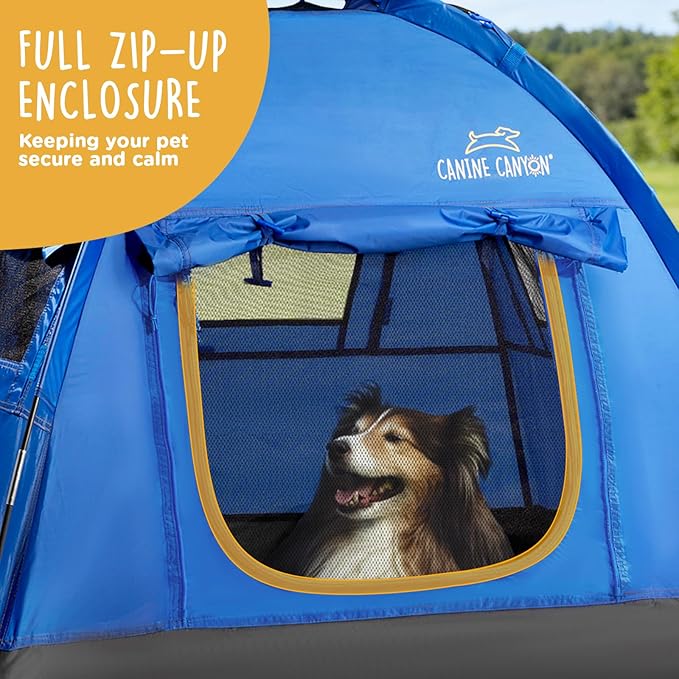 Canine Canyon Luna Portable Dog Tent, Indoor/Outdoor Dog House - Image 6