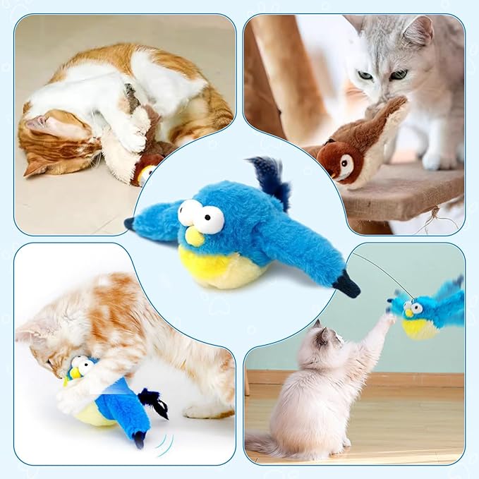 Interactive Chirping Bird Cat Toys - Image 3