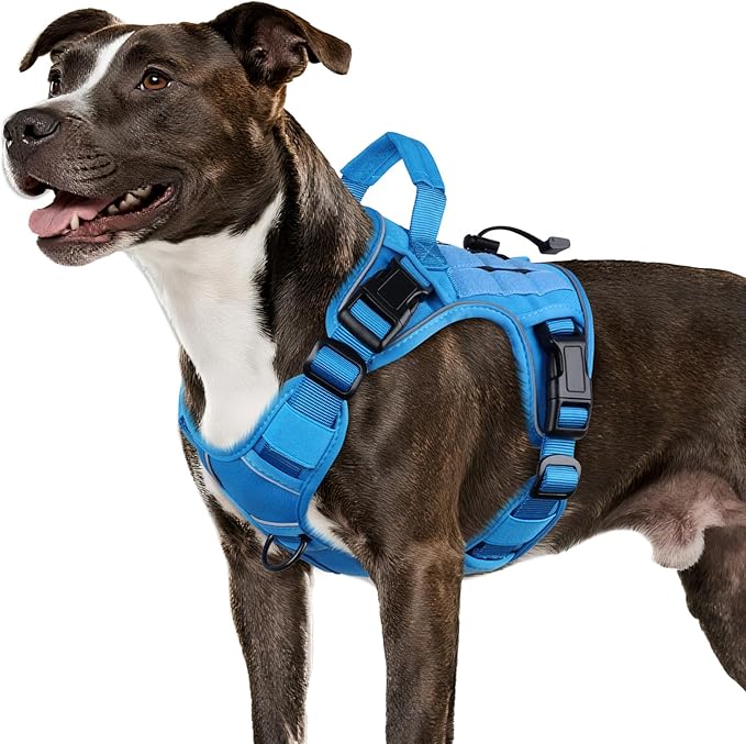 WINGOIN Blue Tactical Dog Harness by WINGOIN