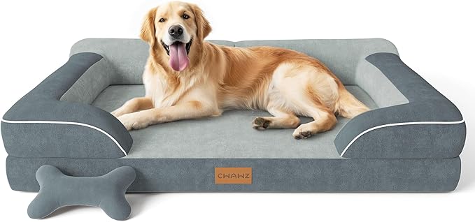 CWAWZ Extra Large Dog Bed, Orthopedic XL Dog Bed by CWAWZ