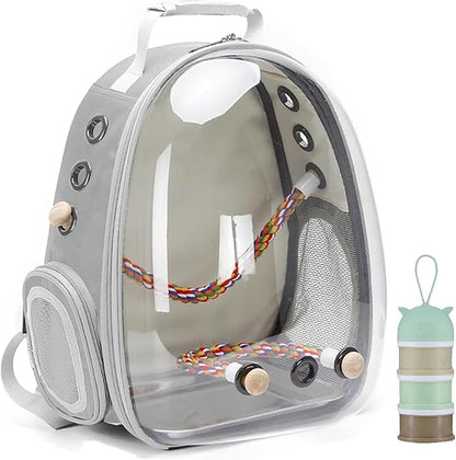 Bird Traval Carrier Cage, Vet Transport School Bag by halinfer