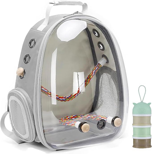 Bird Traval Carrier Cage, Vet Transport School Bag by halinfer