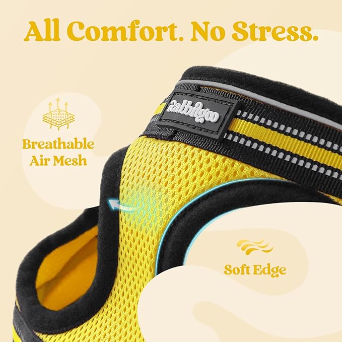 rabbitgoo Cat Harness and Leash, Step-in Escape Proof Kitten Harness Set - Image 7