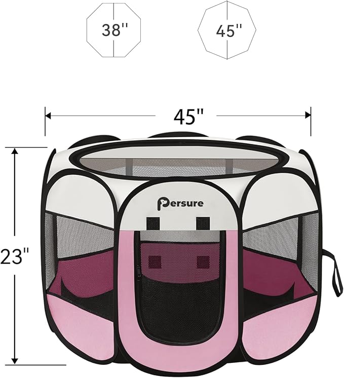 Dog Cat Playpen Indoor Outdoor for Puppy Pet Travel, Dogs Enclosure Tent Crates - Image 7