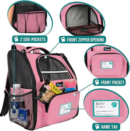 PetAmi Dog Backpack Carrier for Small Medium Dogs Large Cats up to 18 lbs - Image 3