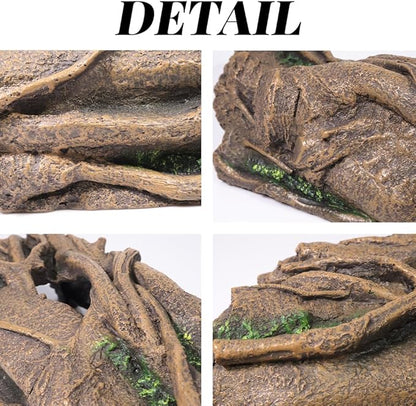 Fish Tank Decorations XL 13.4" Large Bearded Dragon Tank Accessories Driftwood - Image 6
